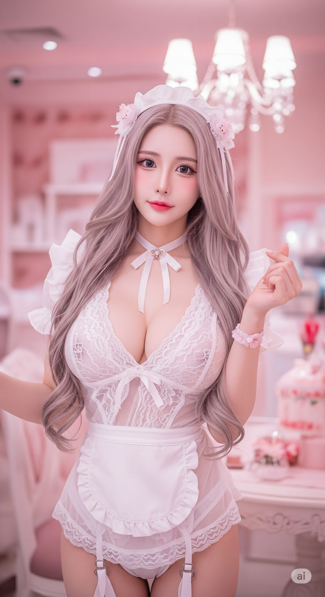 Playing maid today