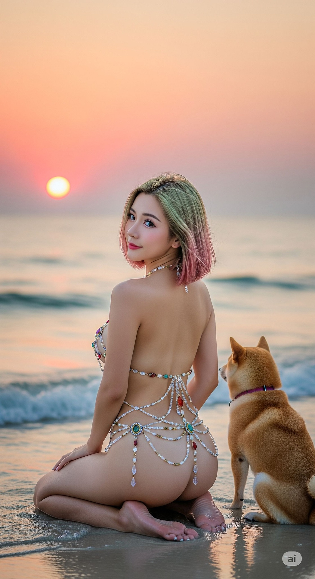 寶石泳裝