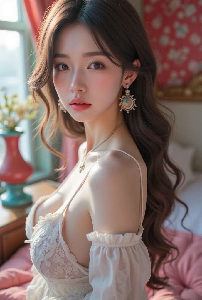 粉色的迷人小姐姐