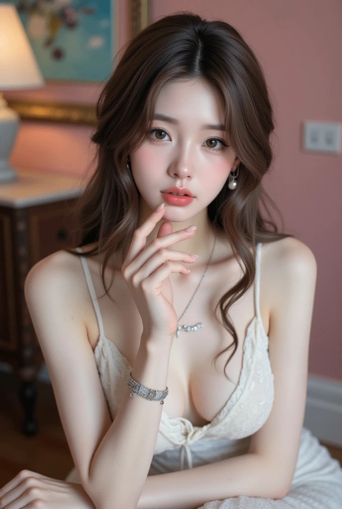 粉色的迷人小姐姐