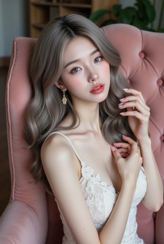 粉色的迷人小姐姐