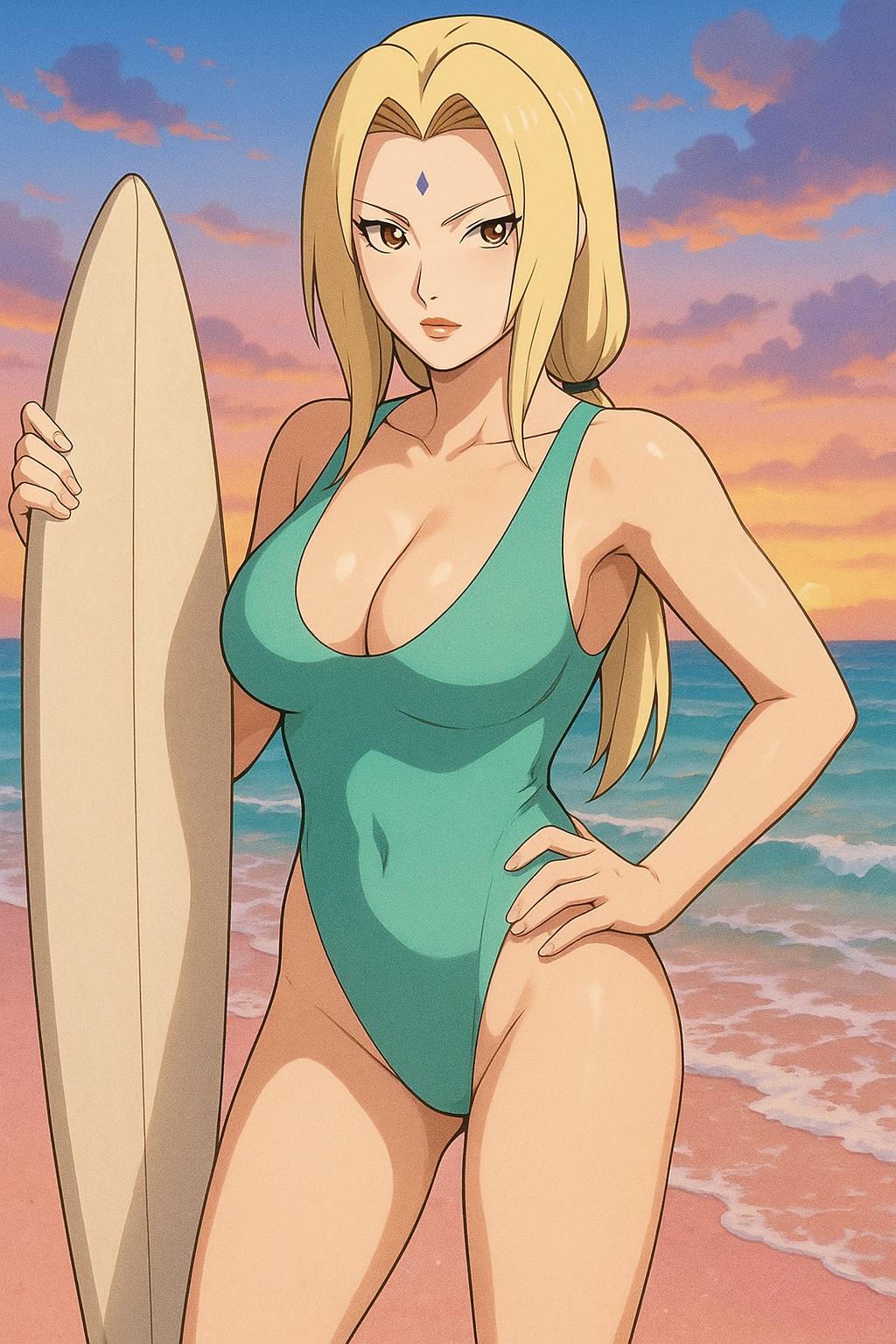 Summer is hot. It's best to go to the beach to cool off.