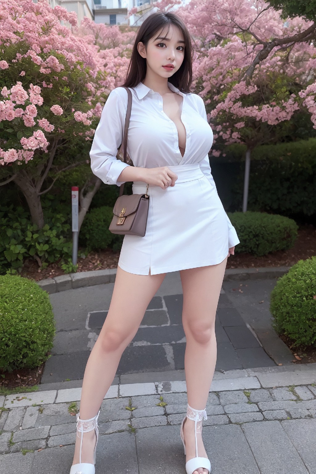 花襯美女