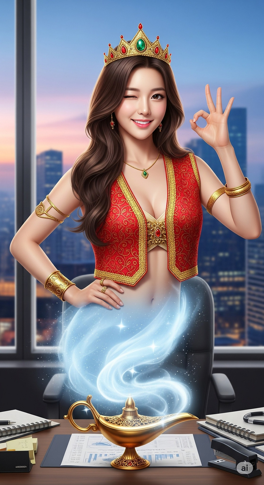 神燈美女精靈
