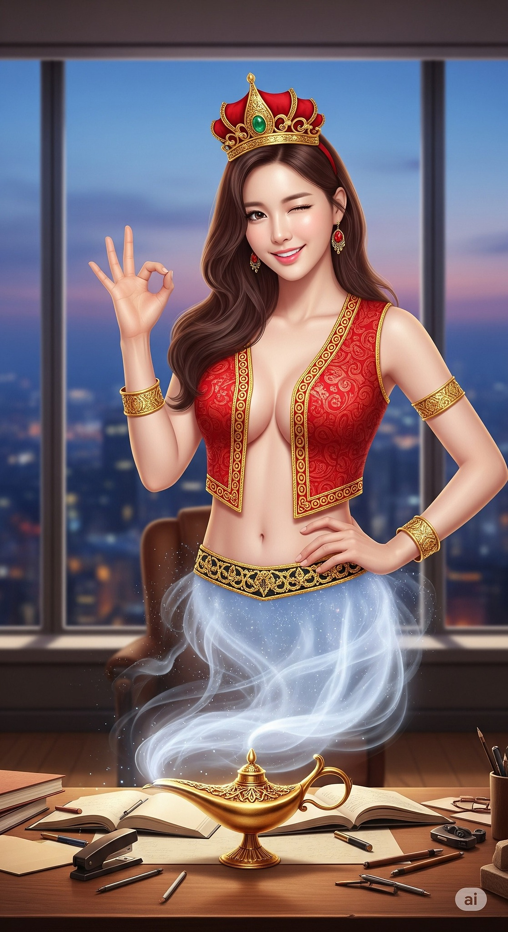 神燈美女精靈
