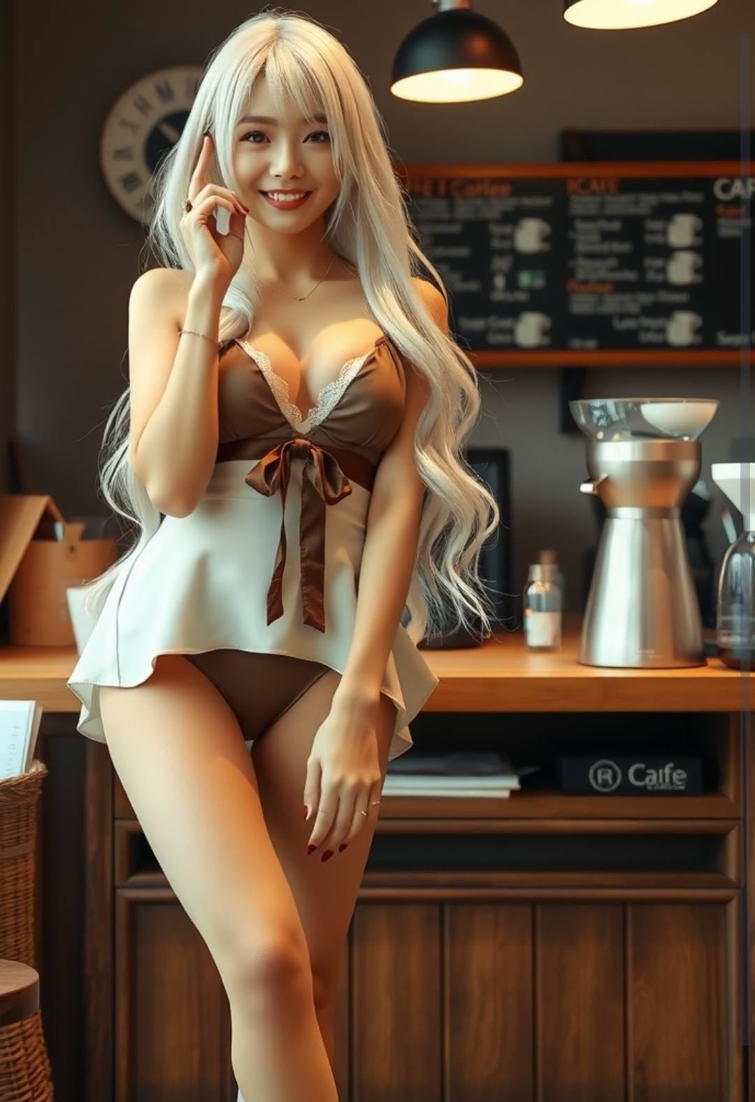 咖啡店的老闆娘