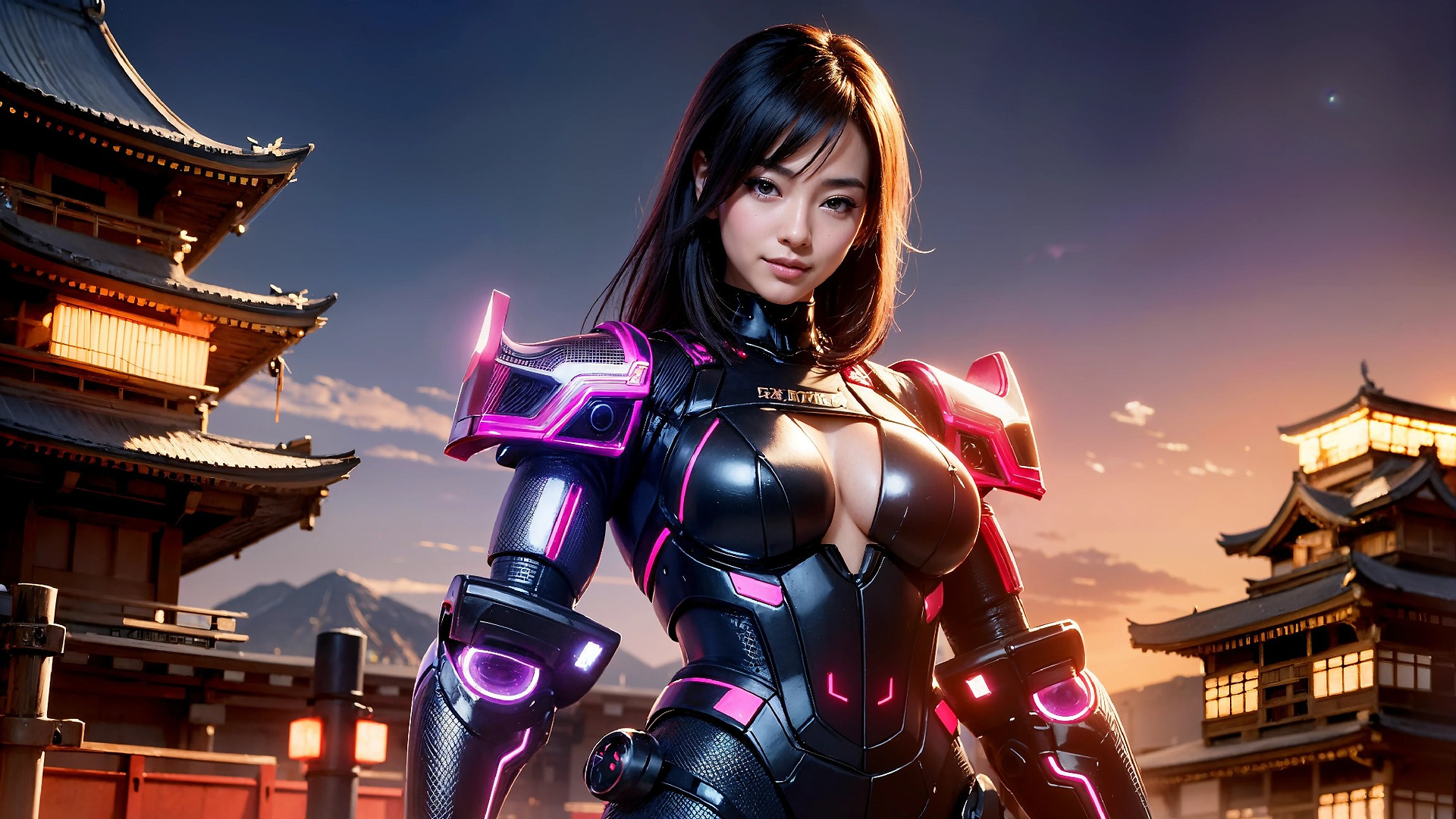 Cyberpunk Ninja Assassin
