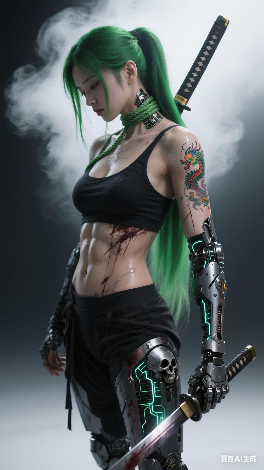 Green-haired Warrior