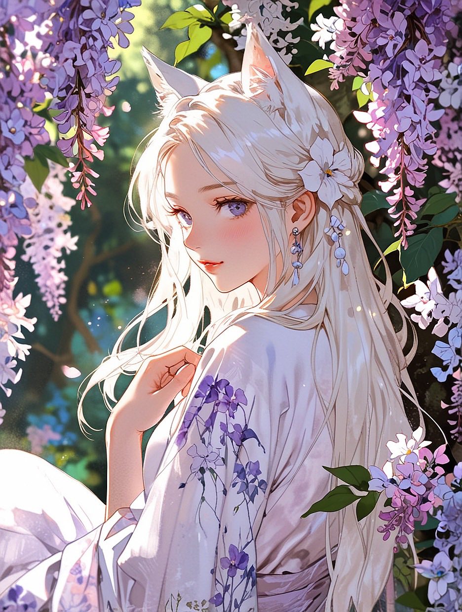 Love. Floral Series - Lilac
