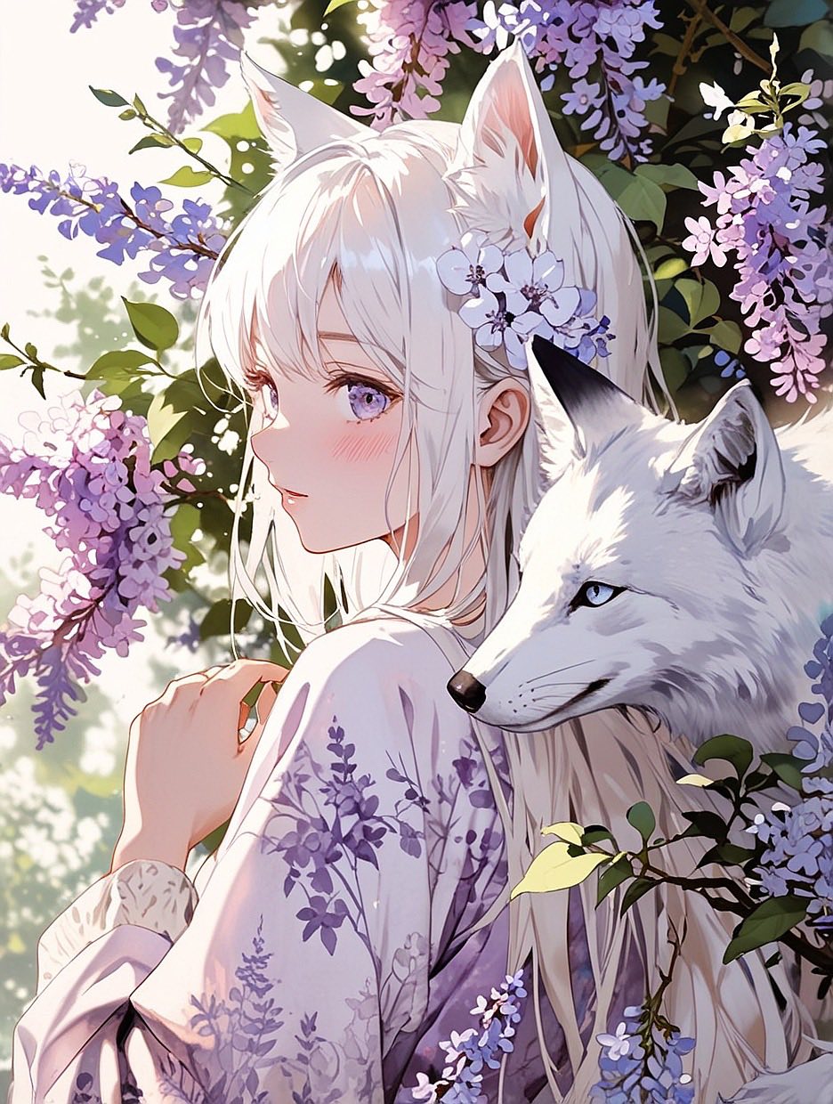 Love. Floral Series - Lilac