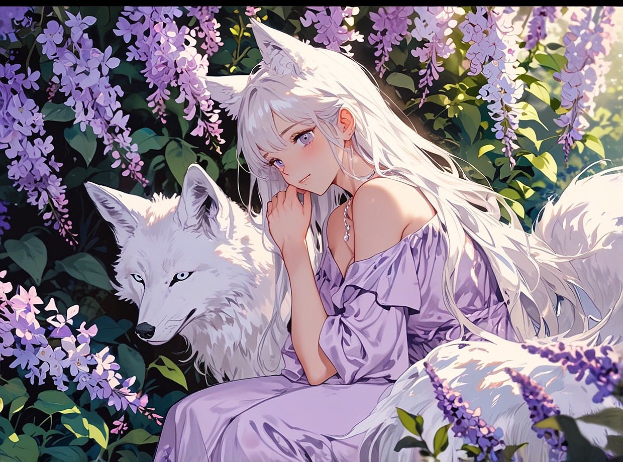 Love. Floral Series - Lilac