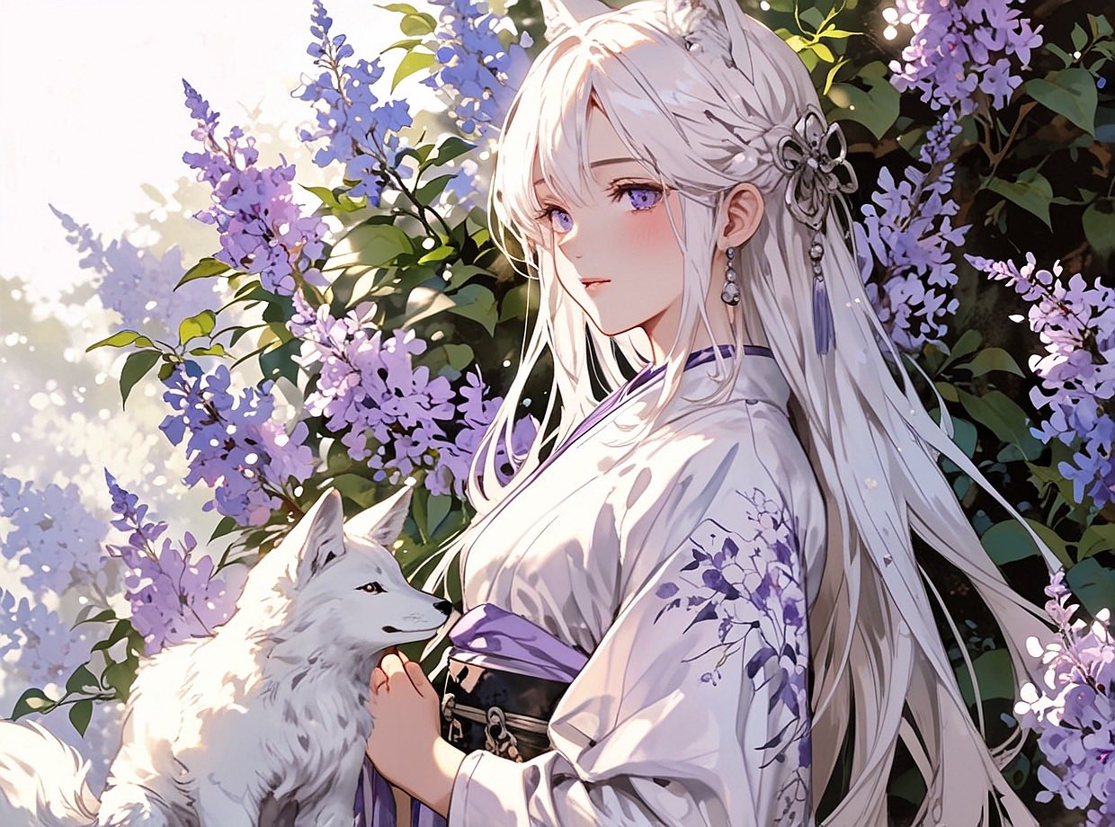 Love. Floral Series - Lilac