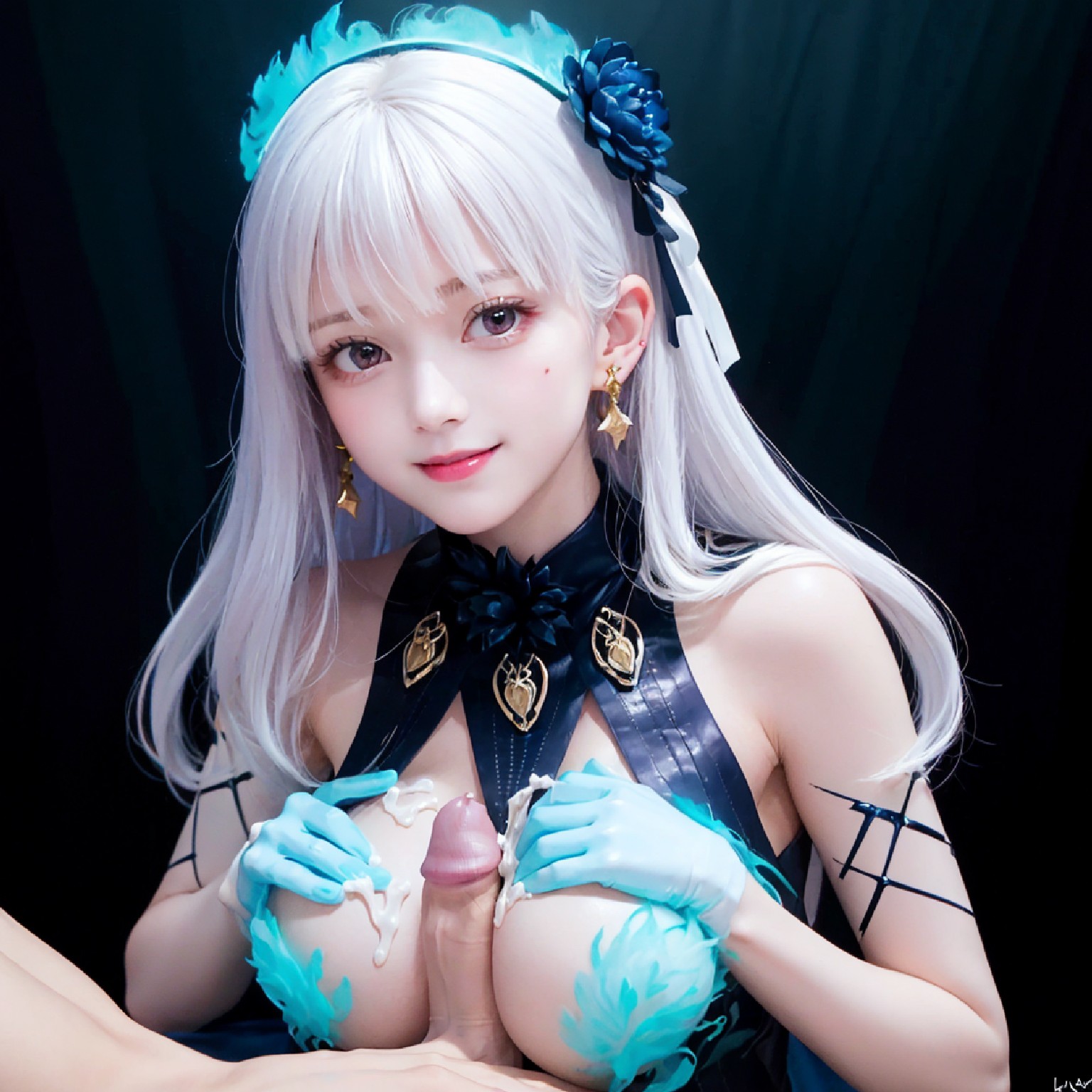 Kama-SwimsuitBlueFire