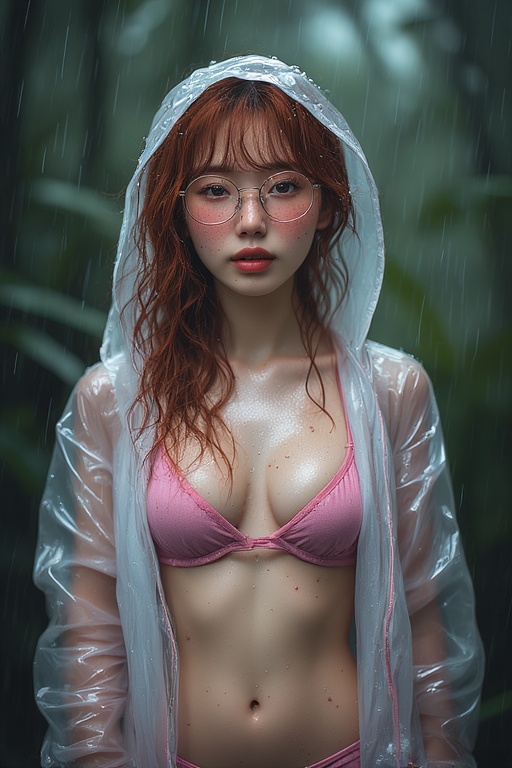 Raincoat on world tuned out