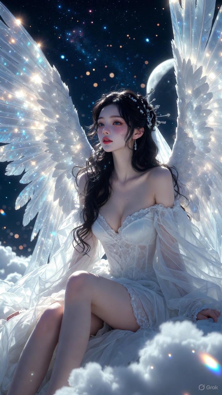 I wear moonlight clothes