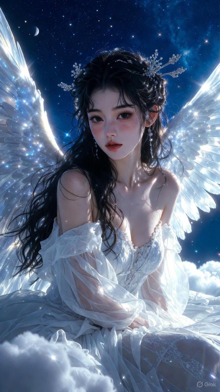 I wear moonlight clothes