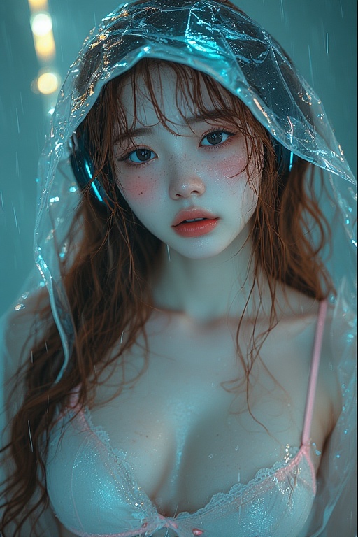Raincoat on world tuned out