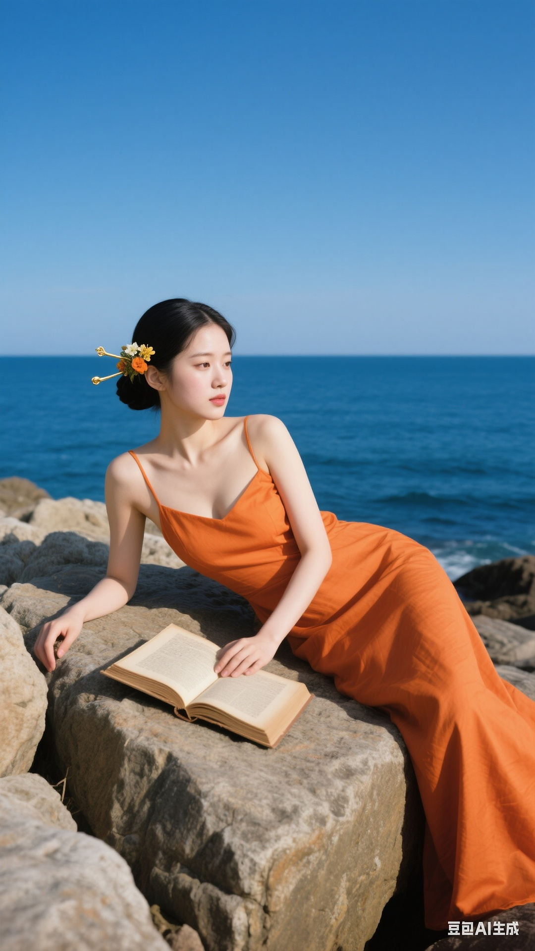 Orange dress