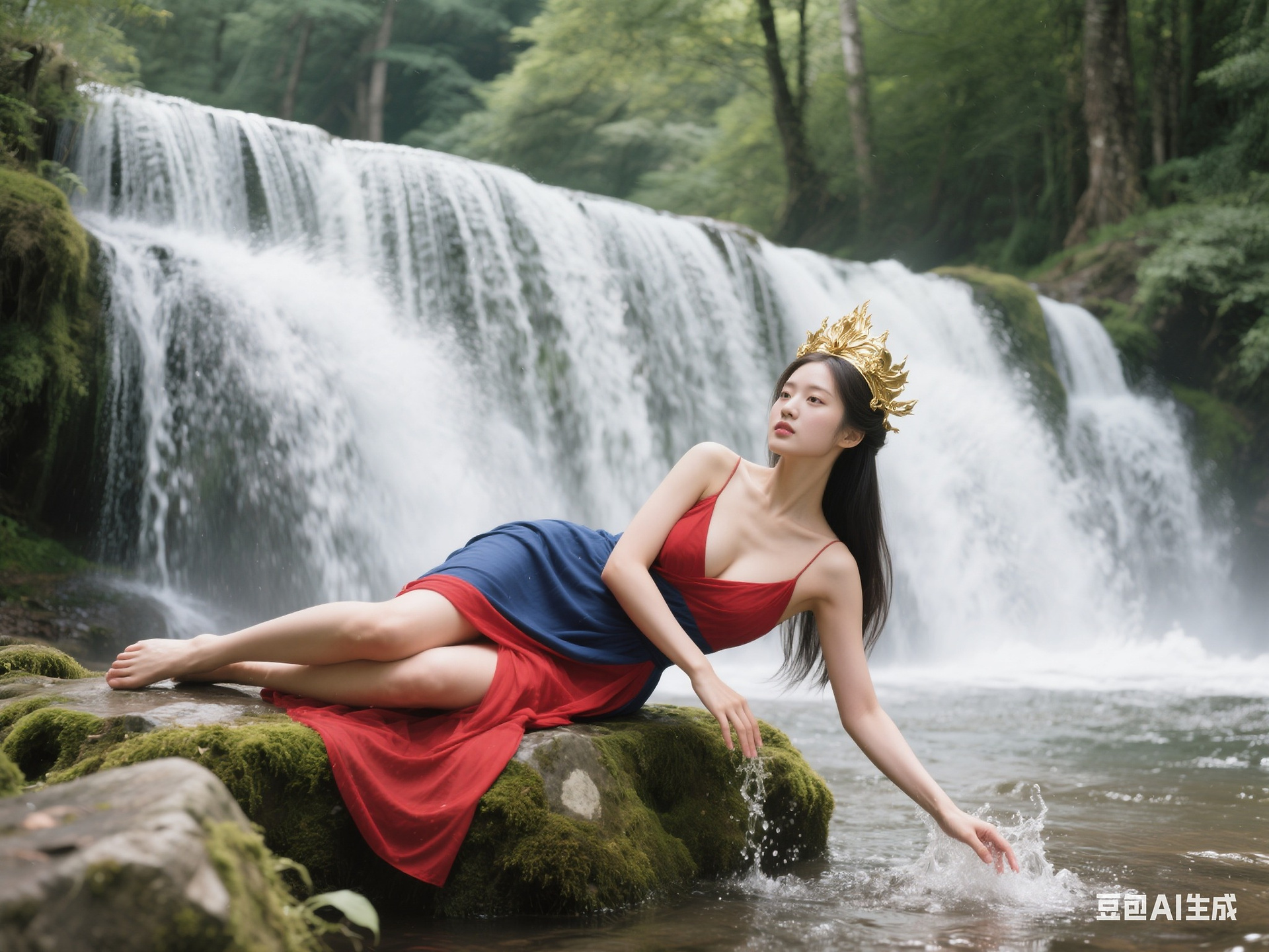Gold Headdress Goddess
