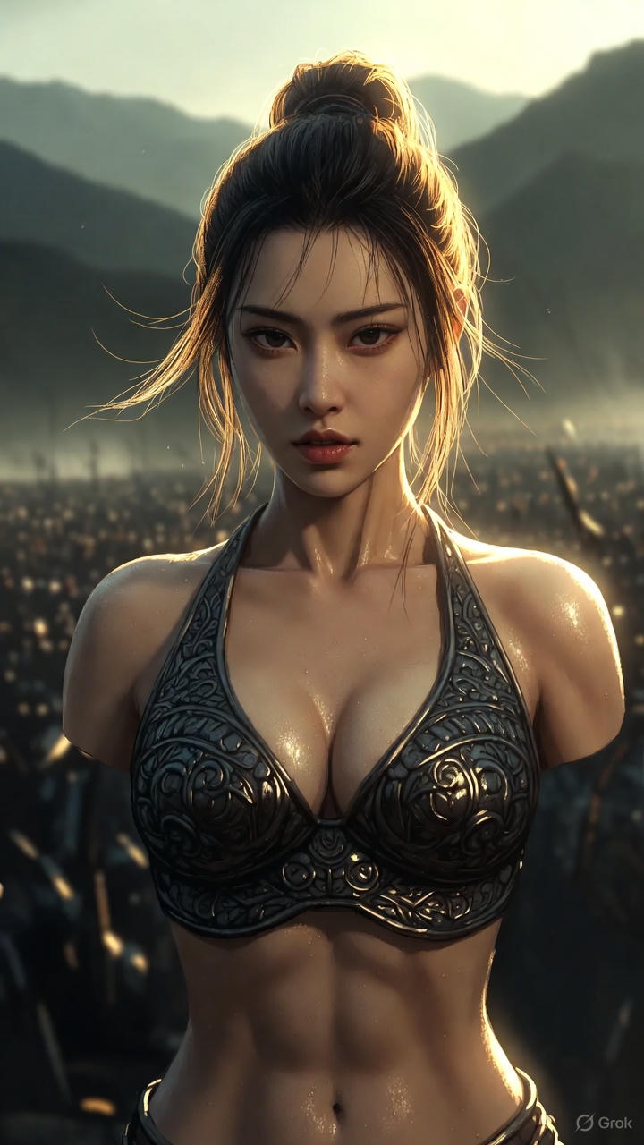 Fantasy Style Asian Female Warrior