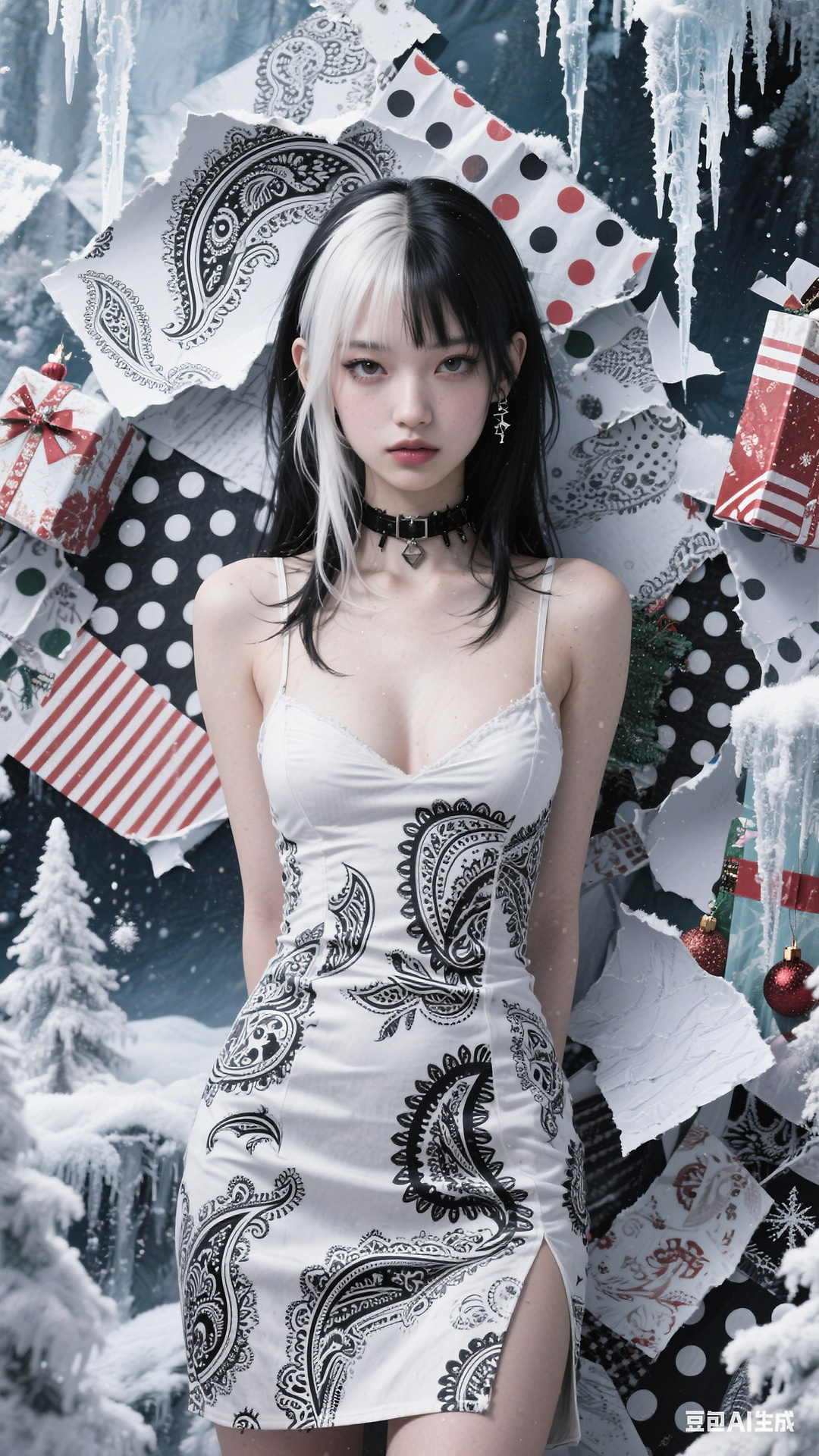 Winter themed wrapping paper