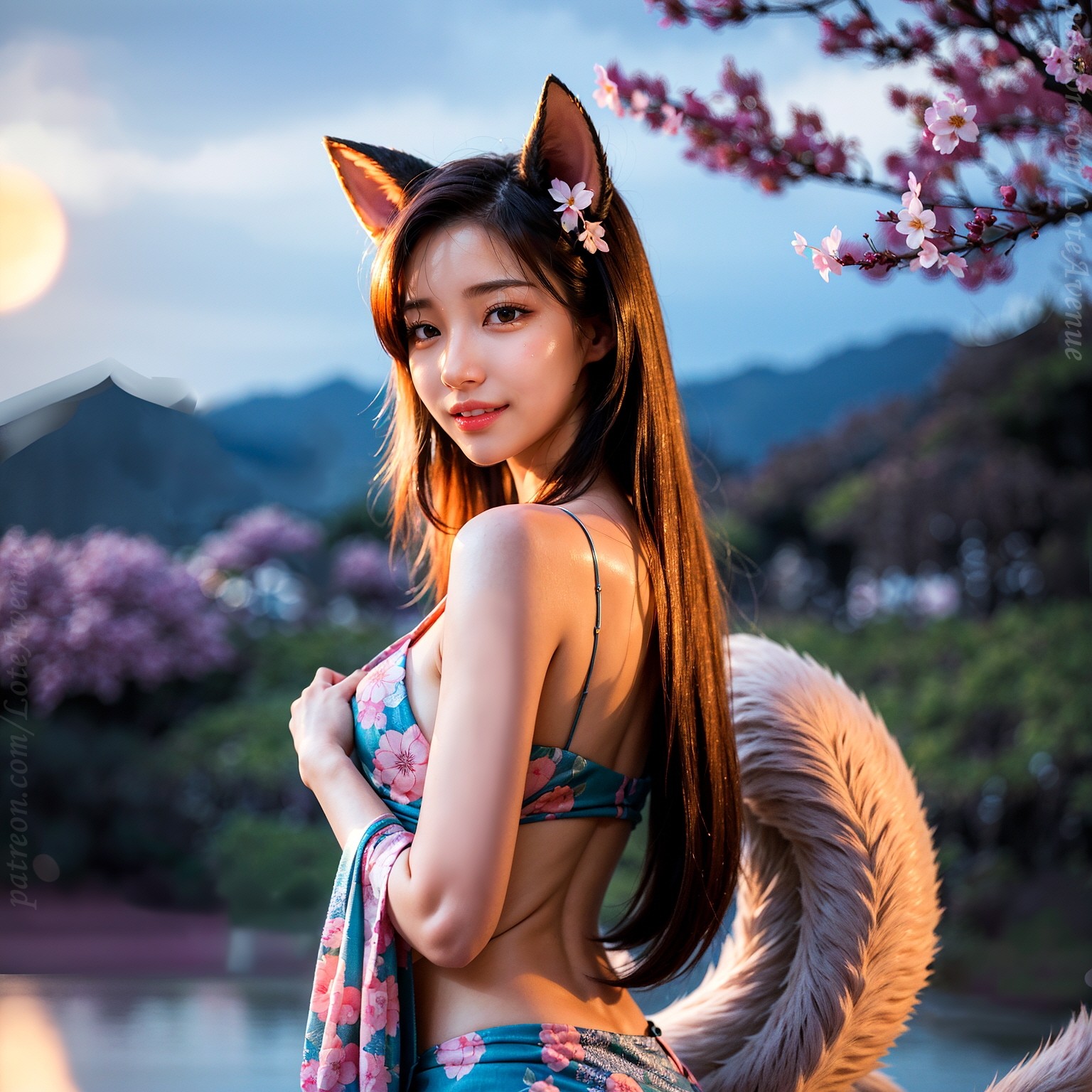 Xhosa. Nine-Tailed Fox Cosplay