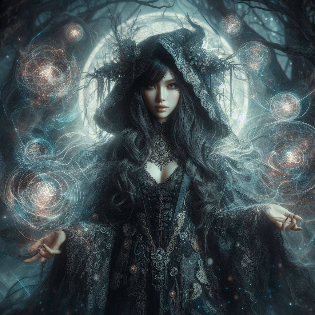 Fantasy x Beautiful Witch x Darkness
