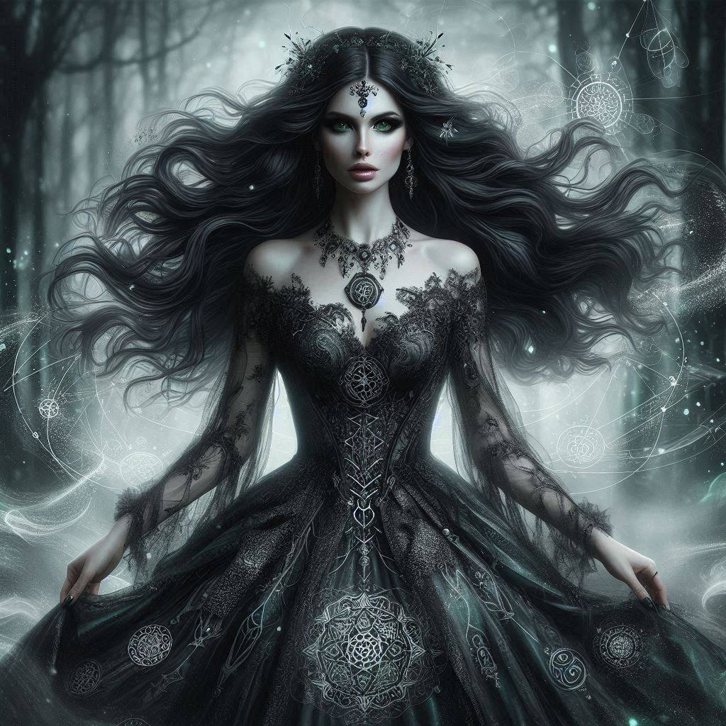 Fantasy x Beautiful Witch x Darkness