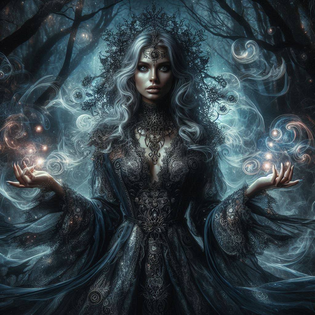 Fantasy x Beautiful Witch x Darkness