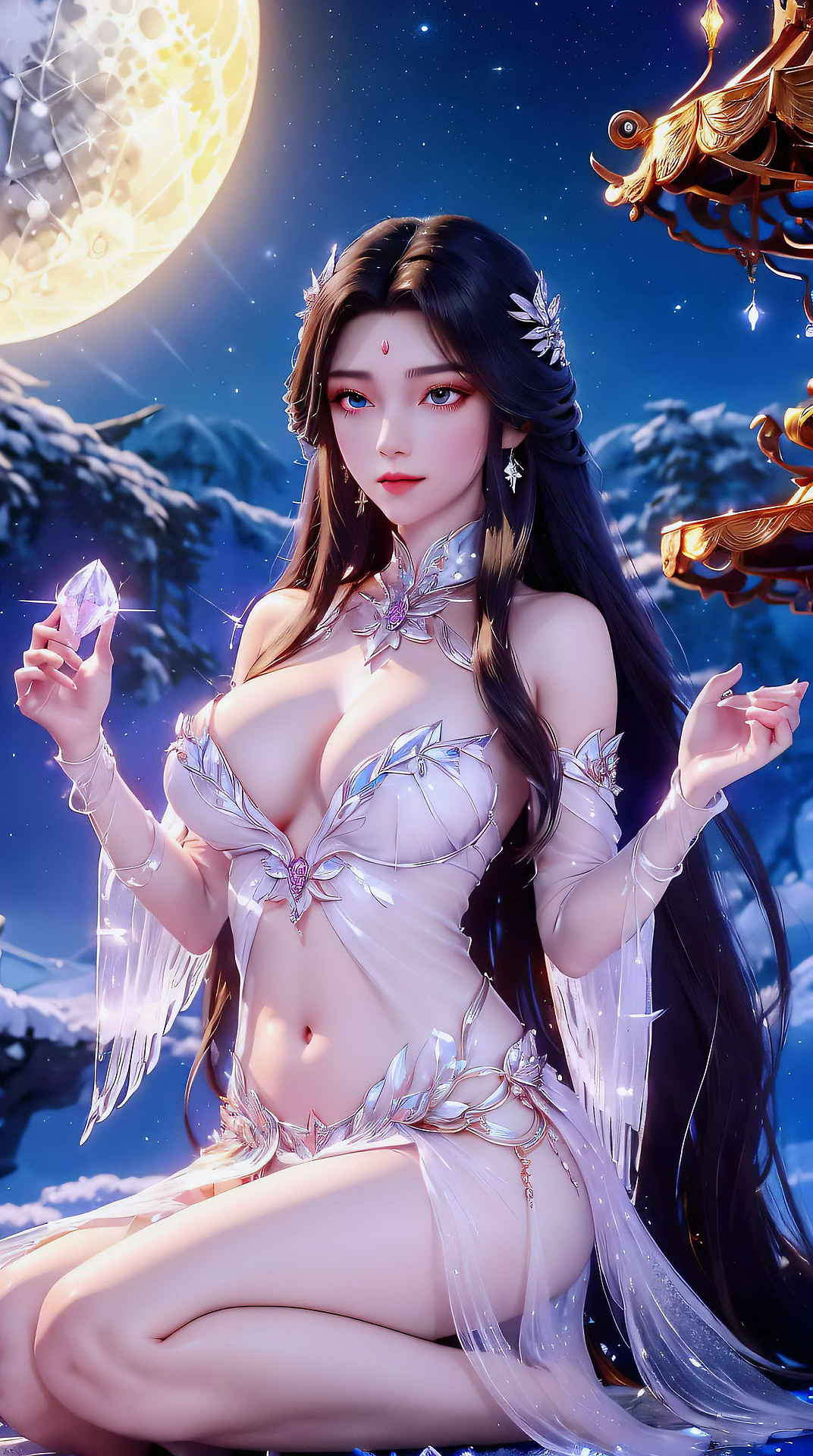 Moonshot crystal