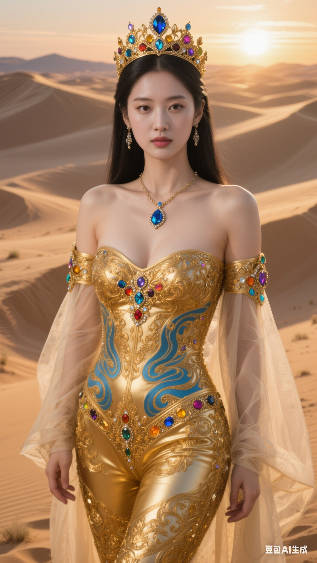Golden Gem Decorative Tights