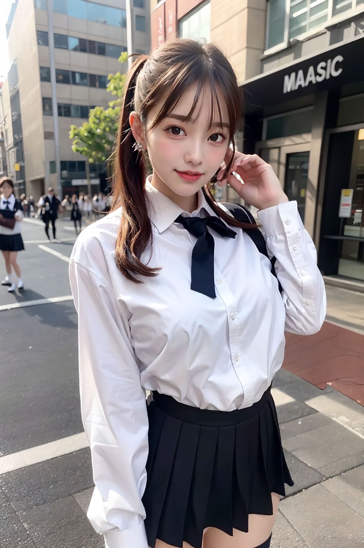 Female high school student