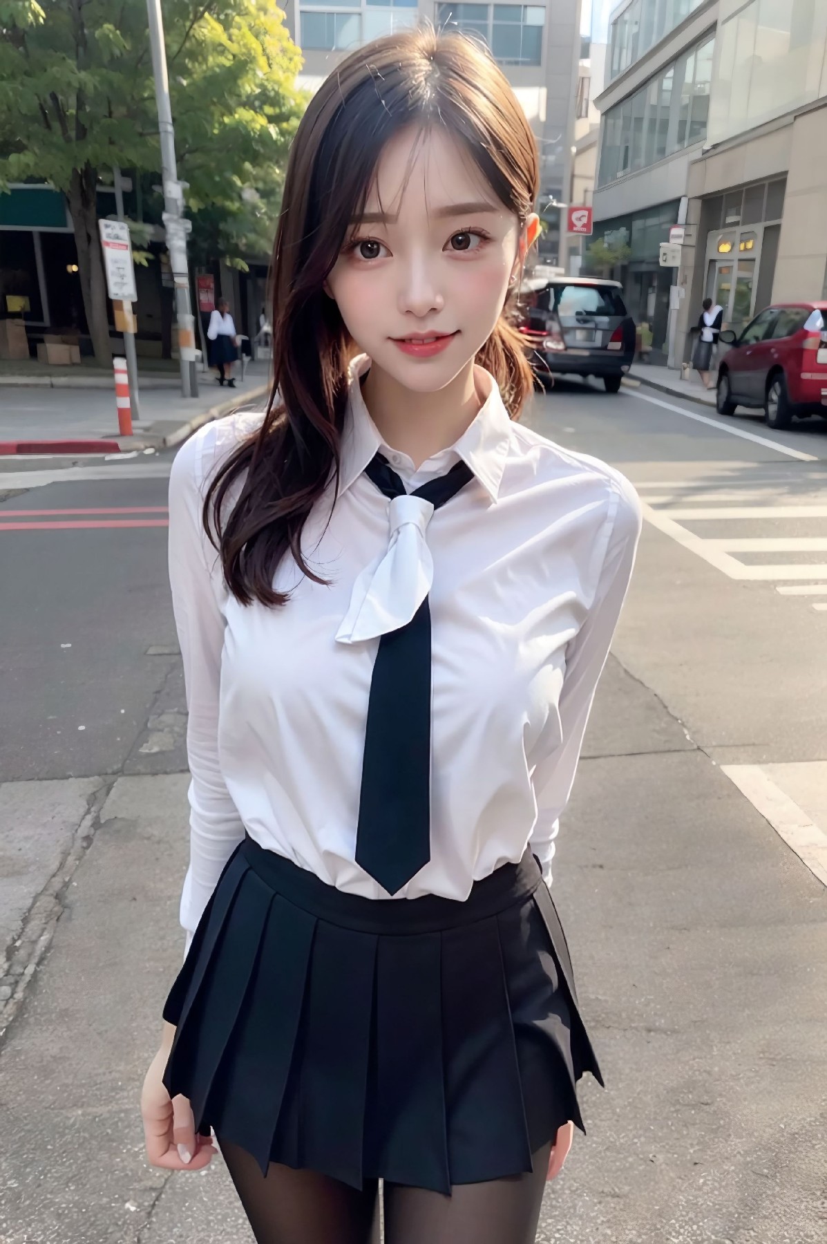 Female high school student