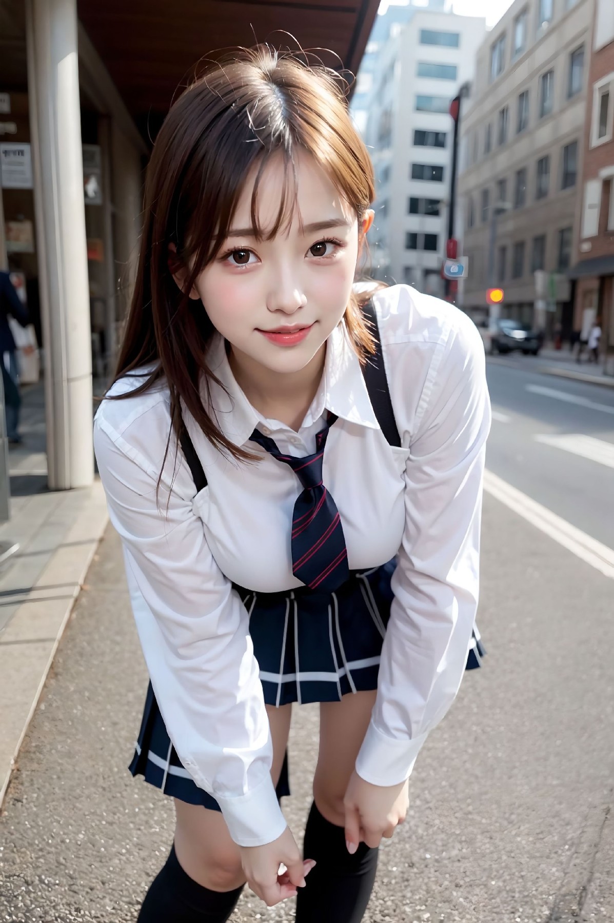 Female high school student