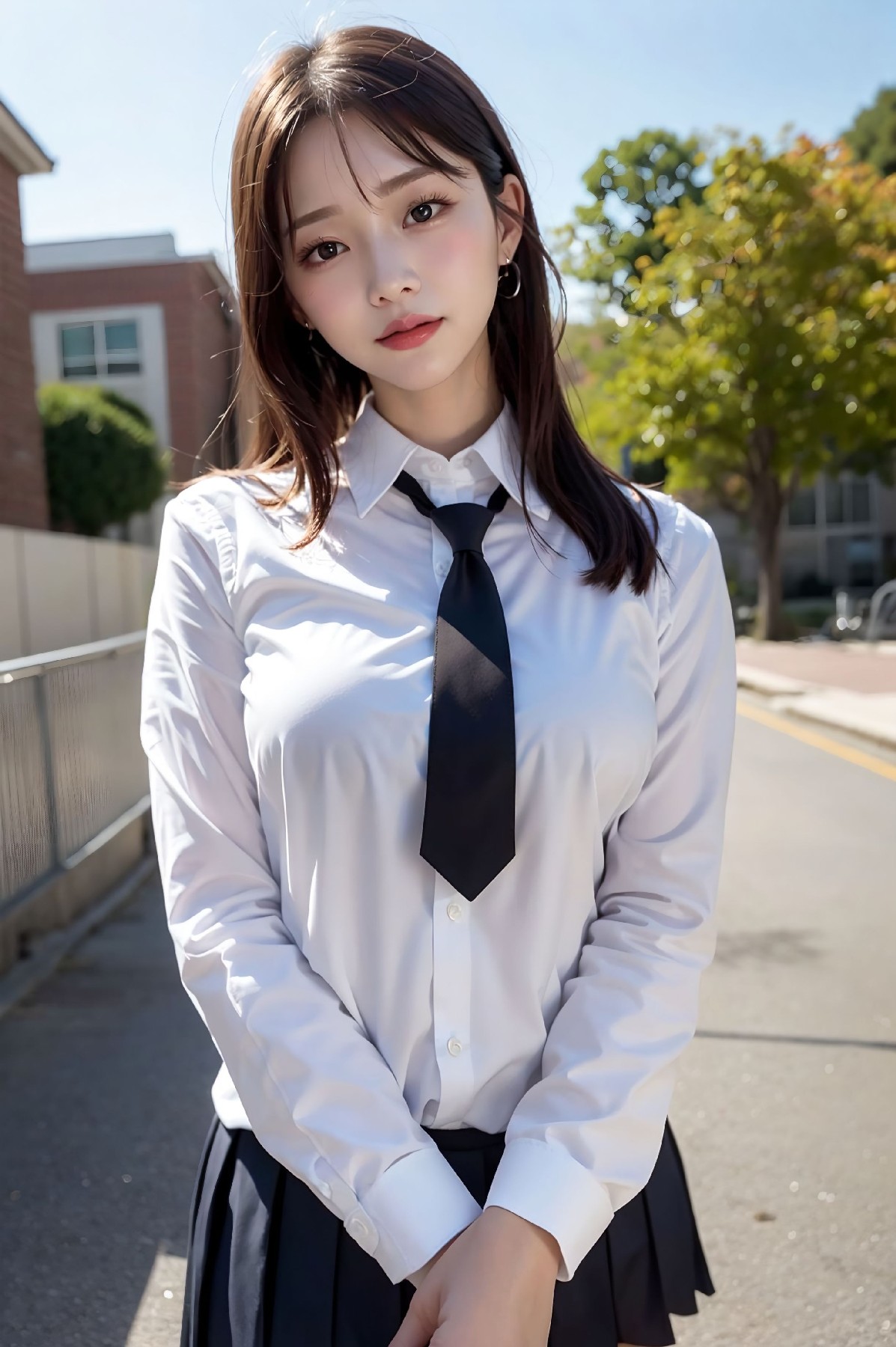 Female high school student