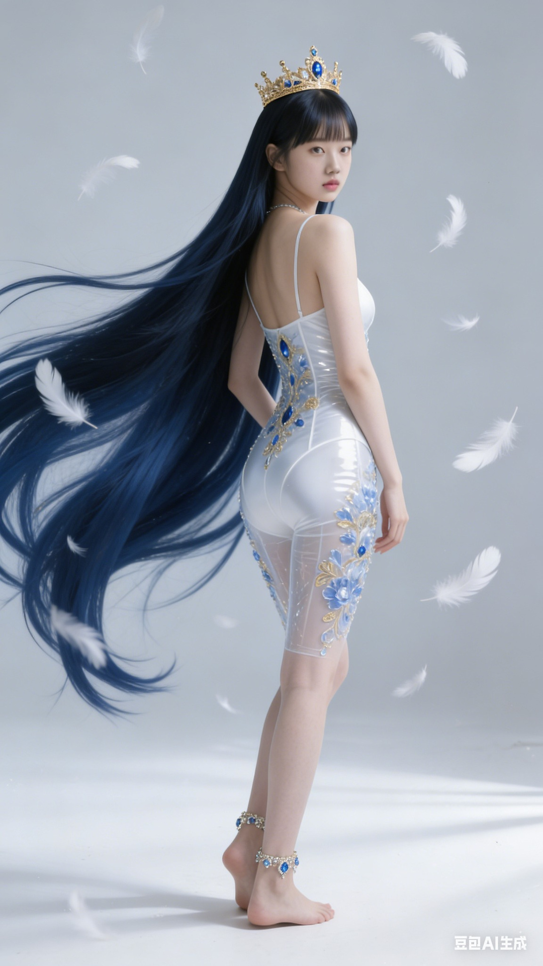 White gem jumpsuit