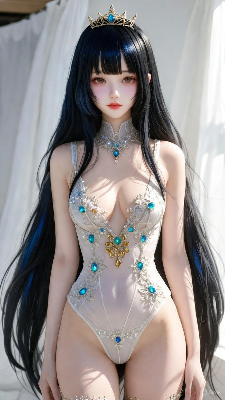 White gem jumpsuit