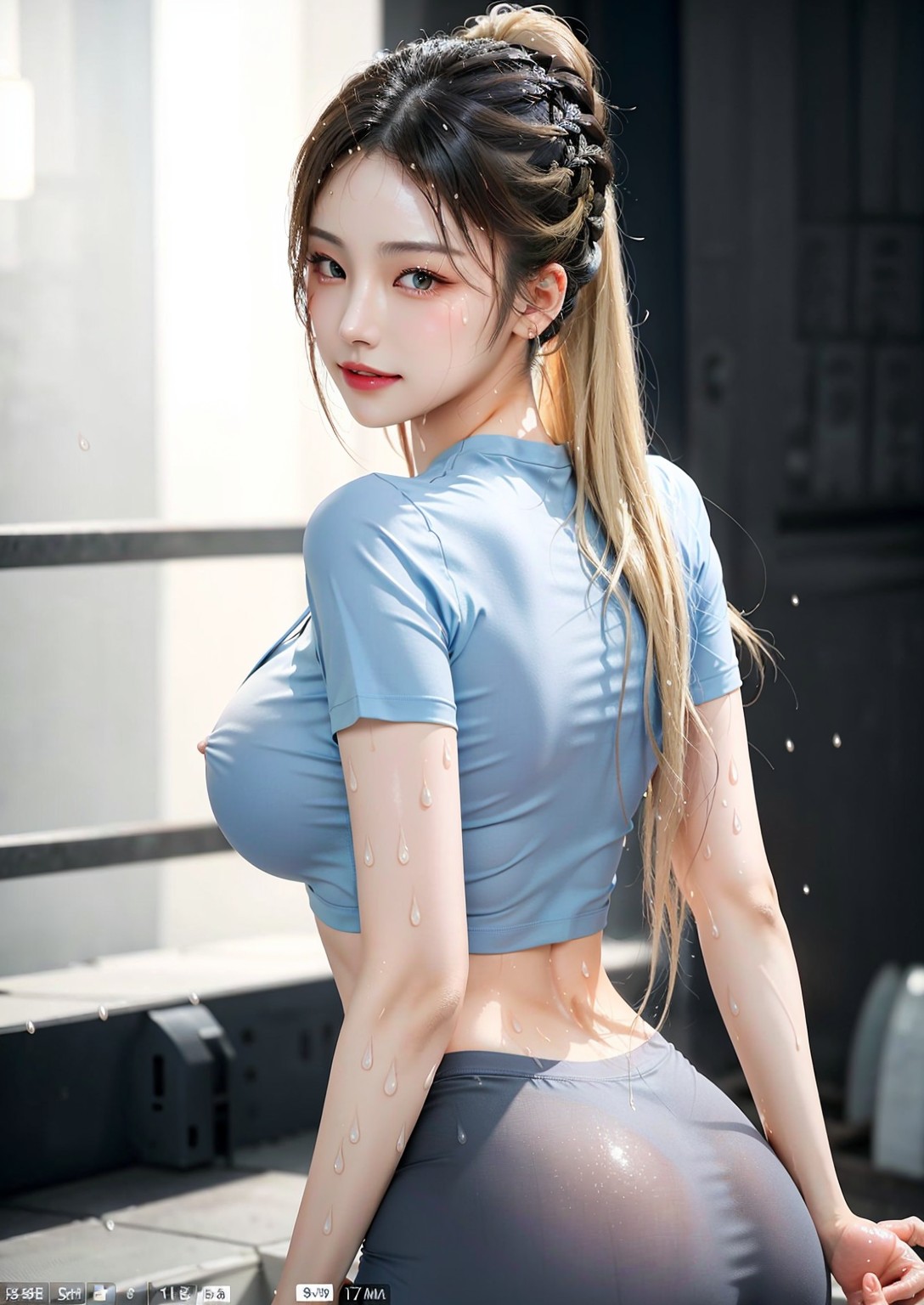 Girl who likes nudity on the street