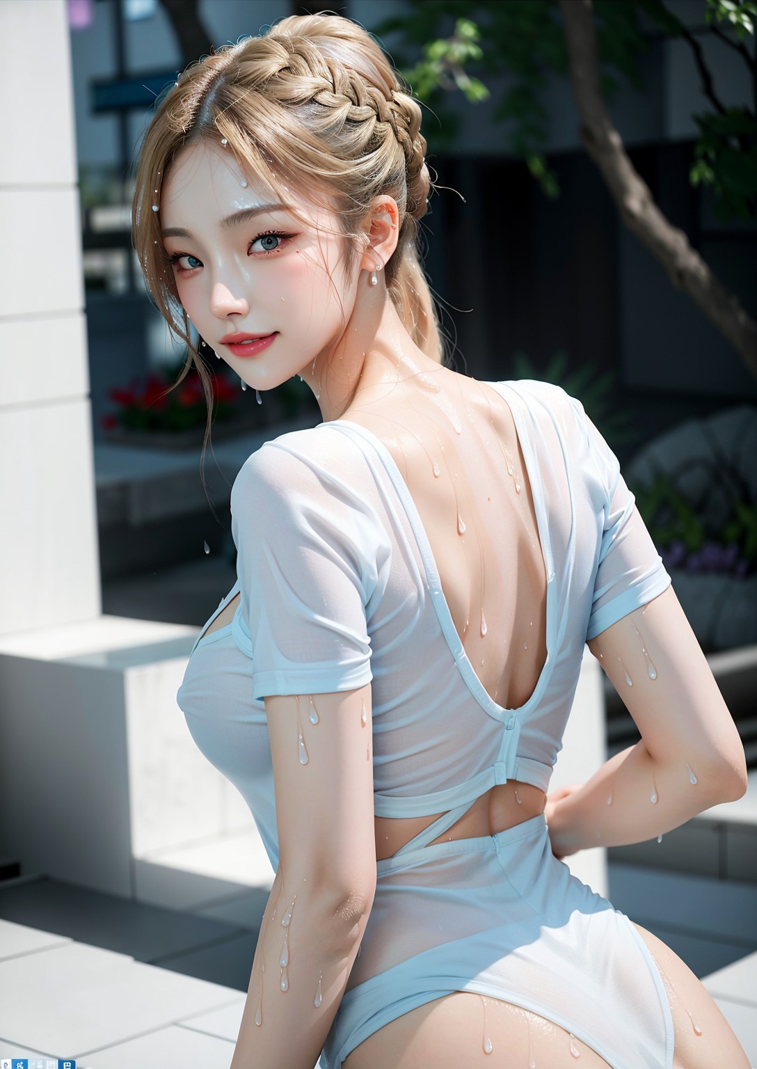 Girl who likes nudity on the street