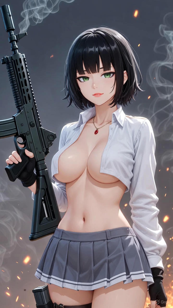 Girl with a gun