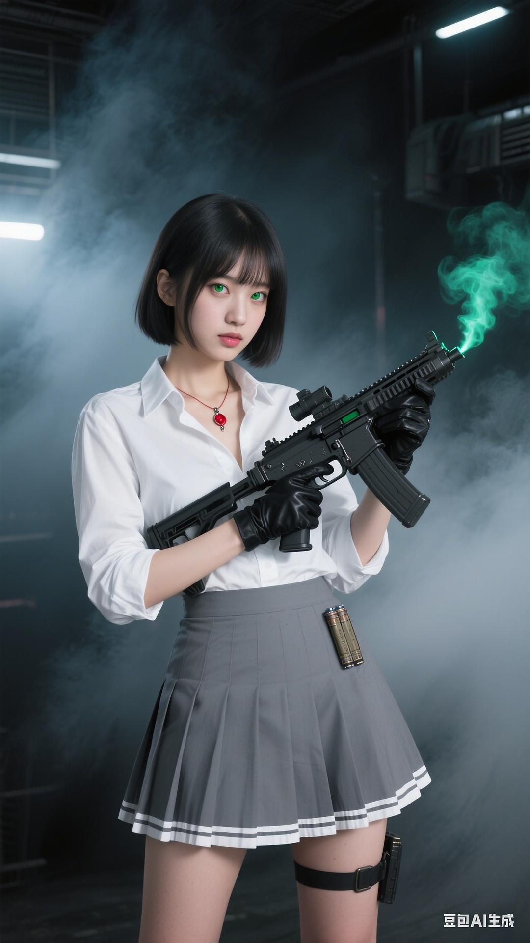 Girl with a gun