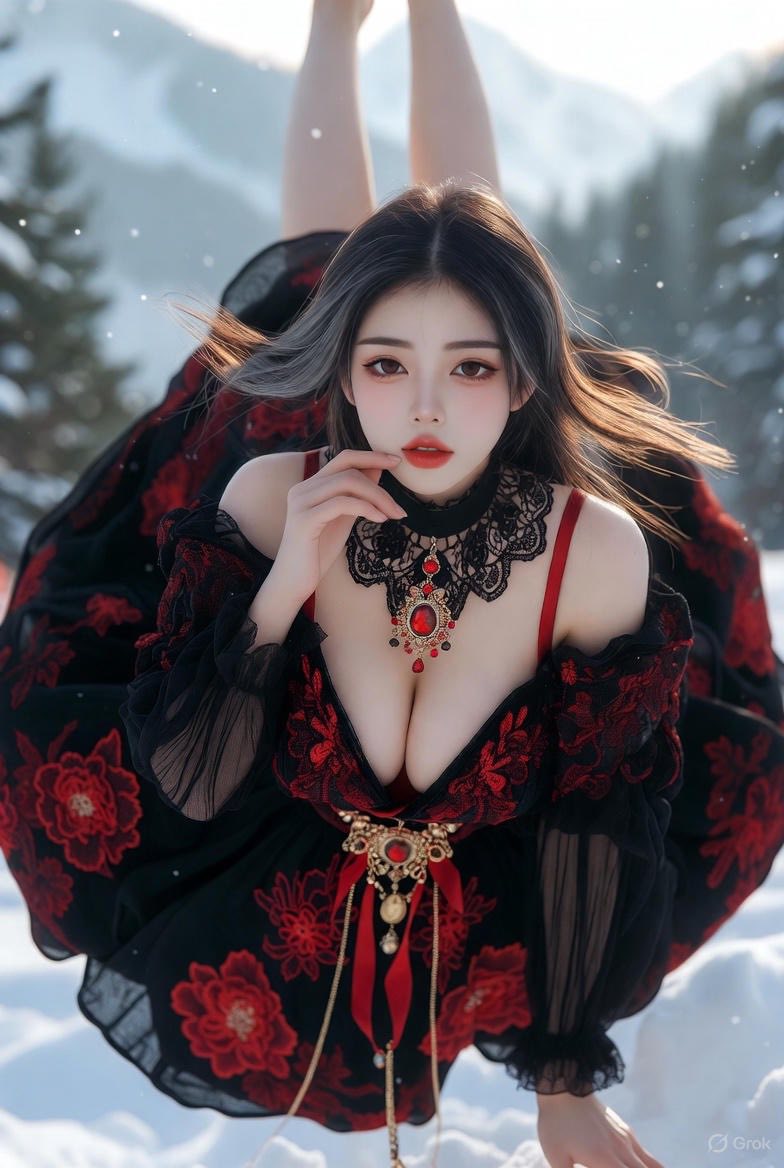 Cold and noble, like a newly melted snowflake