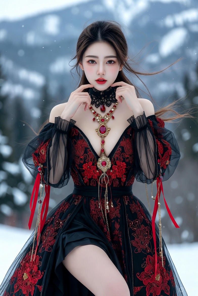 Cold and noble, like a newly melted snowflake