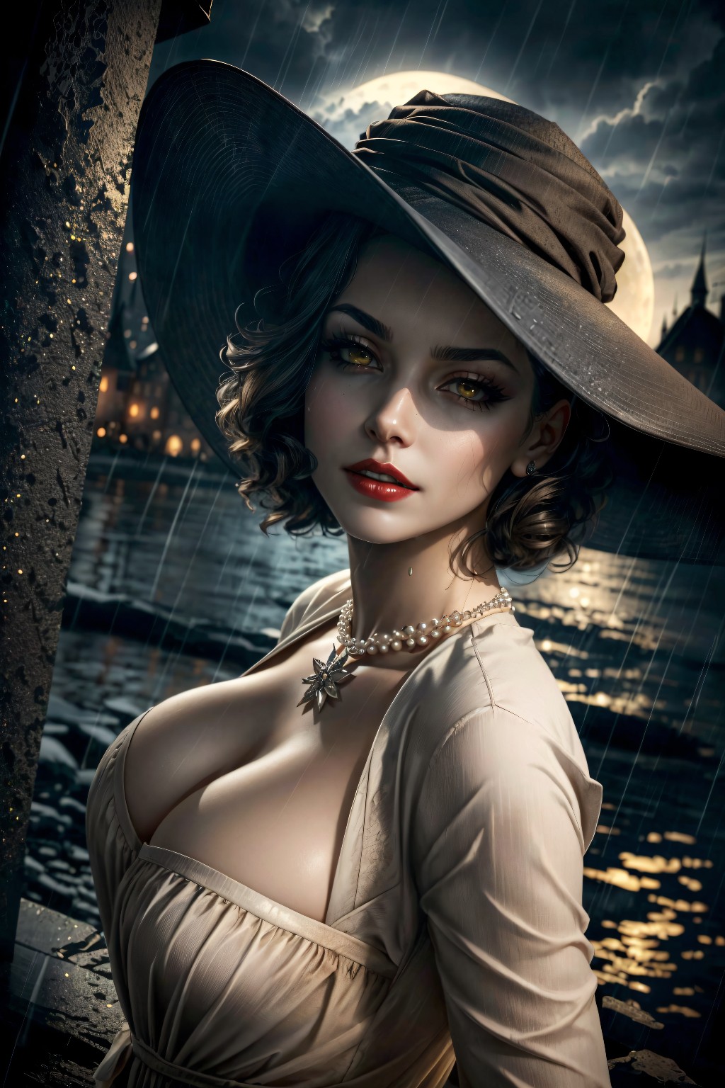 Lady Dimitrescu - Midnight Whispers - Voluptious