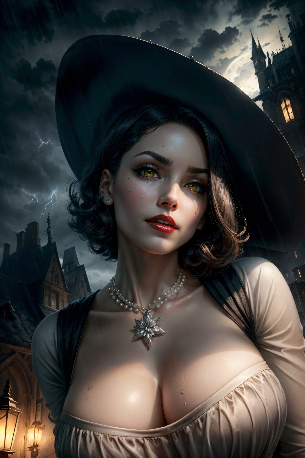 Lady Dimitrescu - Midnight Whispers - Voluptious