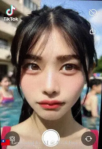 My Korean girlfriend # 41 took her to the hotel pool after the show to sneak