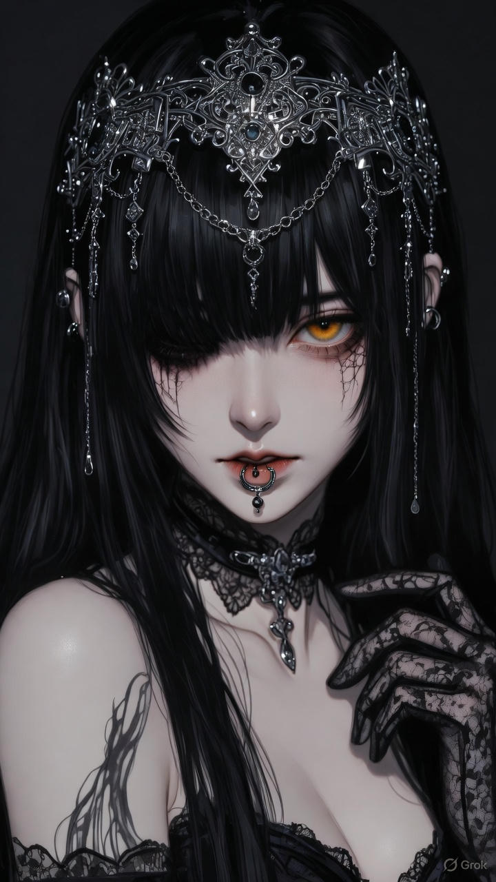 Stylish Gothic portrait