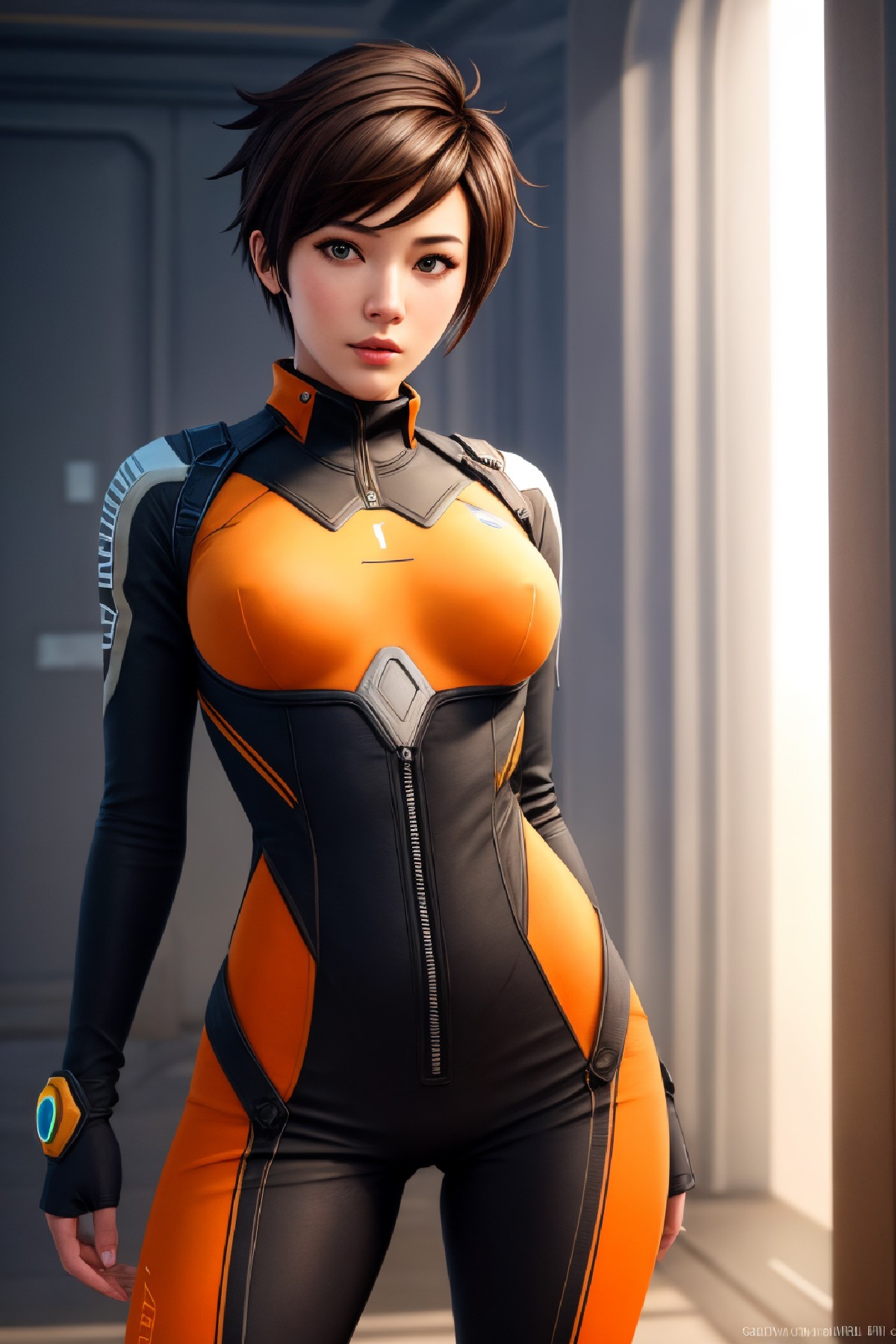 Lena Oxton, code-named "The Hunt"