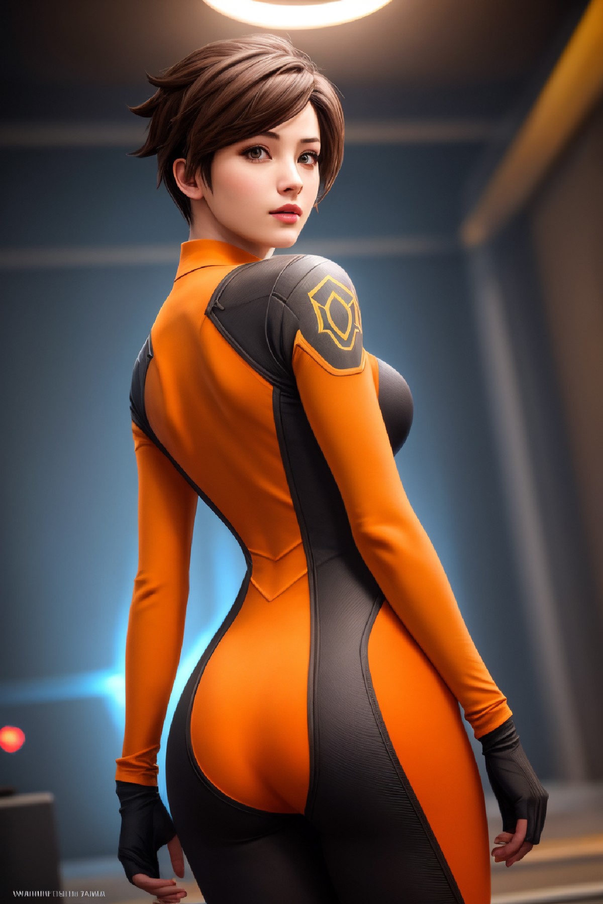 Lena Oxton, code-named "The Hunt"