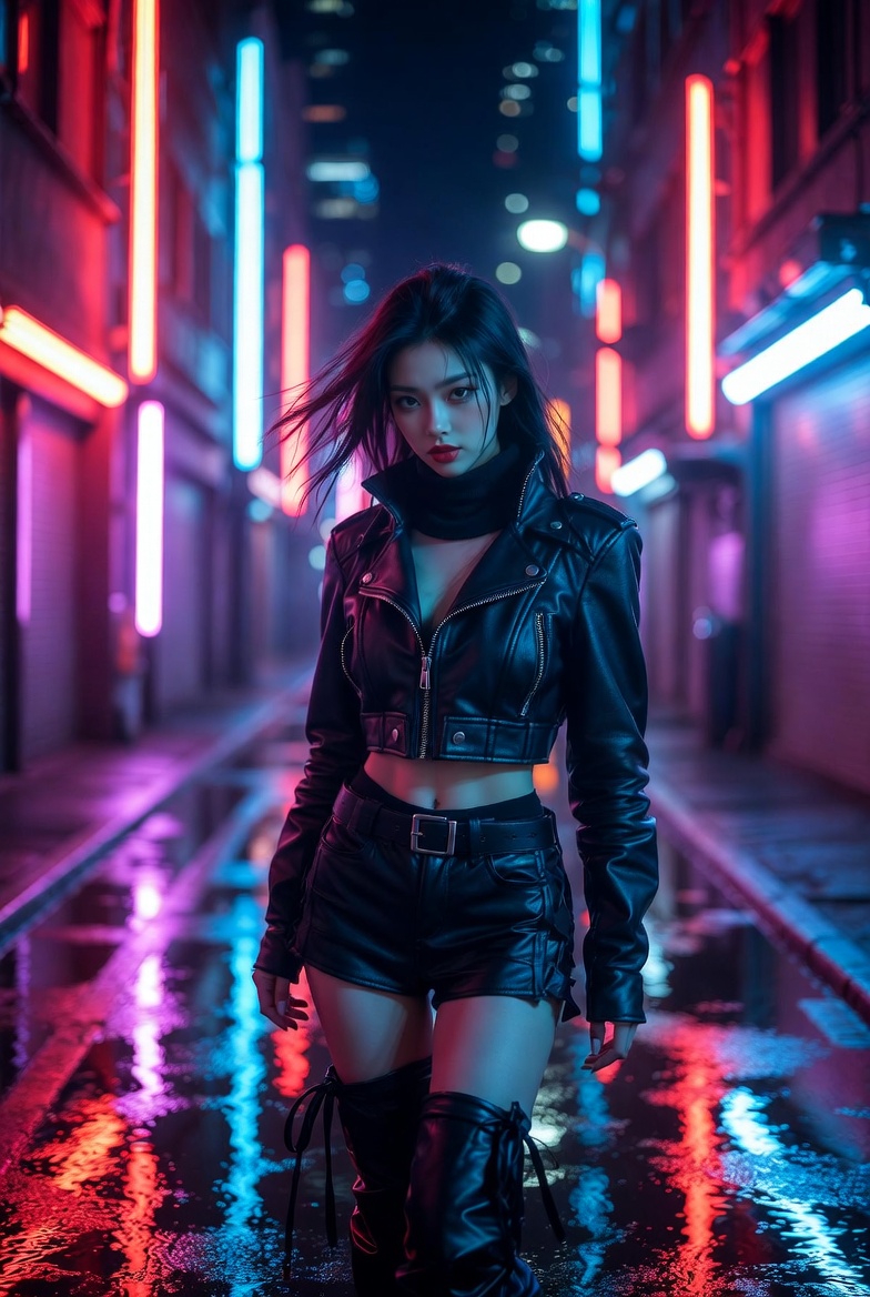 women's leather jacket